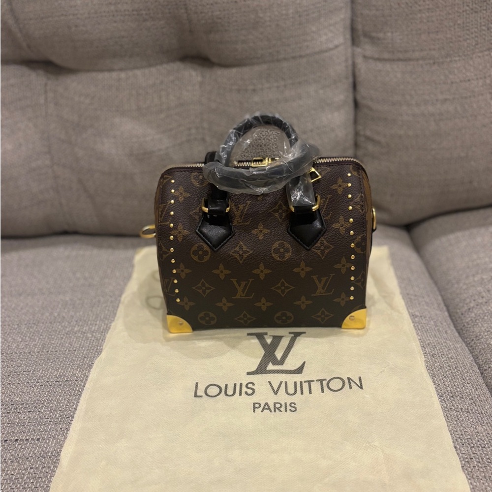 LV Mini Alma in Brown Monogram Gold Hardware
